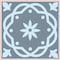 Homeroots 12" X 12" Baby Blue and Peach Mosaic Peel and Stick Removable Tiles 556426 - alternate 9