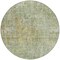 Homeroots 8' Sage Round Abstract Washable Indoor Outdoor Area Rug 607886 - alternate 9