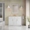 James Martin Vanities Bellshire 48" Single Vanity, Bright White w/ 3 CM Tajnar Eclos Top 660-V48-BW-3TJR - alternate 9