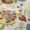 Homeroots 8' Ivory Green Red And Yellow Round Floral Indoor Outdoor Area Rug 546674 - alternate 8