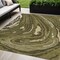 Homeroots 5' X 8' Olive Green And Beige Abstract Washable Indoor Outdoor Area Rug 601291 - alternate 1
