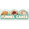 Signmission Funnel Cakes, 18 Inch x 48 Inch, Banner B-Funnel Cakes19 - alternate 1