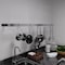 Amgood 60 in. Wall-Mounted Stainless Steel Single-Line Pot Rack AMG SPR-60-Z - alternate 6