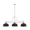 Z-Lite Melange Heritage Brass 3 Light Billiard 725-3HBR-D12MB - alternate 1