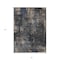 Homeroots 3' X 5' Charcoal Gray And Silver Abstract Washable Indoor Outdoor Area Rug 587890 - alternate 8