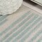 Jonathan Y Khalil Modern Berber Stripe Cream/Turquoise 8 ft. x 10 ft. Area Rug MOH207B-8 - alternate 7