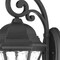 Homeroots XL Matte Black Tapered Hanging Lantern Wall Light 398365 - alternate 5