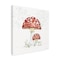 Trademark Fine Art Outdoor Canvas Art - Beth Grove 'Woodland Love Red Mushroom' Wall Art for Patios, or Gardens WAP32227-OC1818WR - alternate 1
