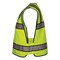 Reflective Apparel ANSI Type P Class 2 Public Safety Breakaway Vest with V-Neck 549ST-LM-4X-5X - alternate 6