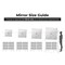 Fab Glass And Mirror 30in. W x 30in. H Frameless Square Beveled Edge Bathroom Vanity Mirror, Tempered, Glass MSQ30BE6MM - alternate 8