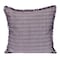 Homeroots 24" Purple and White Cotton Throw Pillow with Fringe 529247 - alternate 6