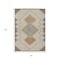 Homeroots 5' X 8' Brown Copper And Fern Green Geometric Washable Indoor Outdoor Area Rug 631898 - alternate 8