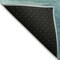 Homeroots 8' X 10' Turquoise Striped Washable Indoor Outdoor Area Rug 608154 - alternate 9