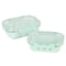 Martha Stewart Elsinore 2 Piece Glass Container Set in Green with Snap Lids 136554.04 - alternate 8
