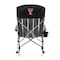 Picnic Time Family Of Brands NCAA Texas Tech Red Raiders Outdoor Rocking Camp Chair - XL Heavy Duty Camping Chair 805-01-175-574-0 - alternate 1