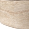 Leisuremod Sandy 32 in Round Fiberstone Coffee Table, Travertine Finish, Weatherproof, Fully Assembled SCT32TR - alternate 6