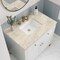 James Martin Vanities Chicago 36" Single Vanity, Glossy White, w/ 3 CM Tajnar Eclos Top 503-V36-GW-3TJR - alternate 8