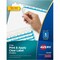 Avery Dividers, Index, Reg Tab, 5Tab 25PK AVE11446 - alternate 11