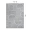 World Rug Gallery Bohemian Stripe Arch Design Area Rug 7 ft 10 in x 10 ft Cream WR35CREAM8X10 - alternate 8