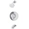 Symmons Birch HydroMersion Single Handle Tub and Shower Faucet Trim Kit with Volume Control S599215TRM - alternate 1