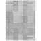 Homeroots 10' X 14' Silver Gray And Ivory Striped Washable Indoor Outdoor Area Rug 581676 - alternate 9
