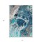 Homeroots 3' X 5' Teal Blue And Navy Blue Nautical Washable Indoor Outdoor Area Rug 581509 - alternate 6