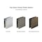 Fab Glass And Mirror Fixed Shower Screen for Bathroom | Chrome Finish | Water Repellent | 3/8in Tempered Glass Shower MSD1-36-72CH - alternate 7