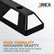 Jrex Safety 48 in Rubber Parking Block Curb Stop, White Reflective Strip, 10PK PBSW-JR-4-10PK - alternate 4