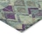Homeroots 8' X 10' Blue And Purple Geometric Washable Indoor Outdoor Area Rug 609005 - alternate 8