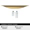 Amerock Current 5-1/16 inch (128mm) Center-to-Center Champagne Bronze Cabinet Pull, 25PK 25VMP37212CZ - alternate 4
