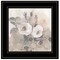 Homeroots Transitional Blooms I 3 Black Framed Print Wall Art 406957 - alternate 1