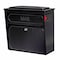 Mail Boss Townhouse Locking Wall-Mount Mailbox, Black, 14/16-Gauge Steel 805944 - alternate 8