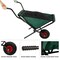 Pure Garden Folding Wheelbarrow Collapsible Garden Cart w/ 80lb Capacity, Storage Pouches & Padded Handles 50-LG1406 - alternate 9