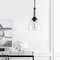 Jonathan Y Alys 7.63" Adjustable Rope-Wrap Modern Rustic Iron/Glass LED Pendant, Black JYL1103A - alternate 11