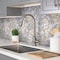 Apollo Tile 12x13 Bianco Carrara Marble Honed Floor and Wall Mosaic Tile 5.29 sqft/case, 5PK APLKB88H05HA - alternate 14