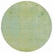 Homeroots 8' Green And Ivory Round Abstract Washable Indoor Outdoor Area Rug 631067 - alternate 6