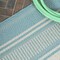 Jonathan Y Haynes Modern Double Stripe Aqua/Beige 5 ft. x 8 ft. Indoor/Outdoor Area Rug SMB202A-5 - alternate 7