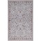 Jonathan Y Subtlety Medallion All-Over Floral Border Non-Slip Washable Rose Clay/Ivory 4ft x 6ft Area Rug WSH504H-4 - alternate 1