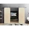 Sartodoors Sliding Double Barn Doors with Hardware, Planum 0010 Natural Veneer, 13FT Rail Hangers Sturdy Set,  PLANUM0010DB-S-SHP-5696 - alternate 1