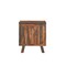 Homeroots 30" Dark Brown Solid Wood Two Drawer Nightstand 551635 - alternate 9
