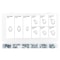 Performance Tool 100 pc. Metric Grease Fitting, 6mm 8mm 10mm, Straight 45 90 Degree W54239 - alternate 5