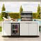 Koolmore Outdoor Kitchen Suite W/White Rock Beam Countertop, 4 Burner Grill, Refrigerator, Stainless Steel Sink KM-OKS-3585 - alternate 8