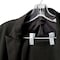 Nahanco 17in Clear Heavy Weight Plastic Suit Hanger w/ Metal Clips, 100PK 500RC - alternate 5