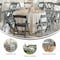 Flash Furniture HERCULES Kids Gray Resin Folding Chairs with White Gray Padded Seat, 2PK 2-LE-L-1K-GY-GG - alternate 9