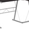 Homeroots 48" Dark Brown and Silver L Shape Computer Desk 333400 - alternate 5
