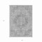 Homeroots 5' X 8' Silver Floral Medallion Washable Indoor Outdoor Area Rug 607939 - alternate 8