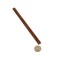 Apollo Tile Horizonte 0.5 x 8 in. Glossy Caramel Ceramic Pencil Trim Wall Tile 0.27 sq ft/case, 10PK FLT88CARPENA - alternate 4
