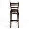 Flash Furniture HERCULES Ladder Back Walnut Wood Restaurant Barstool - Mocha Vinyl Seat XU-DGW0005BARLAD-WAL-MCHV-GG - alternate 9