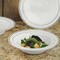 Smarty Had A Party 12 oz. White with Silver Edge Rim Plastic Soup Bowls (120 Bowls), 120PK 111S-CASE - alternate 11