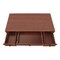 Homeroots 47" Brown and Black Computer Desk With Three Drawers 489912 - alternate 10